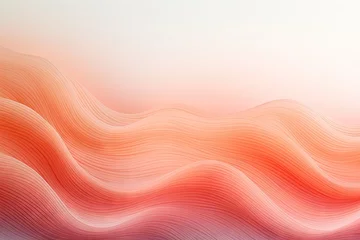Fotobehang Abstract minimalist pantone inspired color peach fuzz ambient gradient wallpaper © Merilno