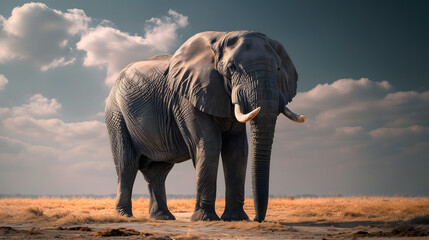 African elephant - obrazy, fototapety, plakaty