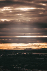 Fototapeta premium Sunset in the mountains