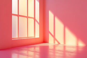 Abstract minimalist pantone inspired color peach fuzz ambient gradient wallpaper