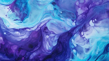Foto op Aluminium design blue purple background illustration wallpaper gradient, abstract vibrant, pastel dark design blue purple background © vectorwin