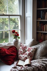 Plush Throws, Heart-shaped Cushions, and Love-themed Books