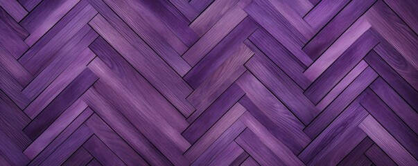 Violet oak wooden floor background. Herringbone pattern parquet backdrop 