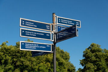 sehenswerte Ziele in Berlin, Fußgänger-Wegweiser