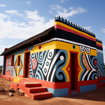 Ndebele House Painting Patterns