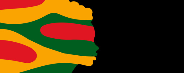 Obraz premium Black history month celebrate, vector illustration design graphic Black history month,Black History Month vector banner design template.