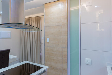 Building renovations. Upgrading of simple space to modern, cozy lifestyle apartment.
