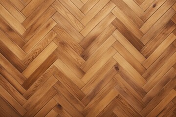Tan oak wooden floor background. Herringbone pattern parquet backdrop