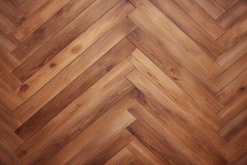 Tan oak wooden floor background. Herringbone pattern parquet backdrop