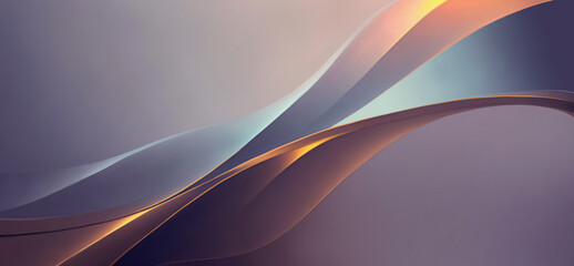 Abstraction image of background gradient waves with bright light lines	
