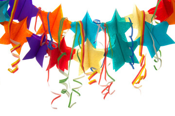 Hanging paper streamers