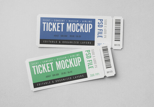 Ticket Mockup
