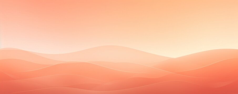Peach retro gradient background with grain texture