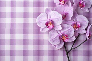 Fototapeta na wymiar Orchid retro gradient background with grain texture