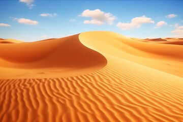 Fototapeta na wymiar Beautiful sand dunes in the Sahara desert. Beautiful sand dunes in the Sahara desert.