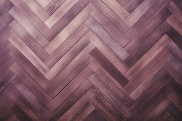 Mauve oak wooden floor background. Herringbone pattern parquet backdrop - obrazy, fototapety, plakaty