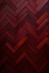 Maroon oak wooden floor background. Herringbone pattern parquet backdrop