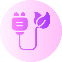 green power gradient icon