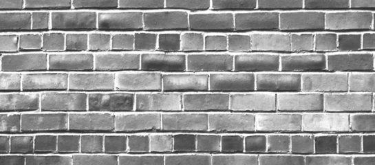 Empty brick transparent old wall. PNG. Panorama. Banner.
