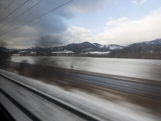 railway in the mountains