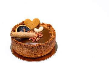 Salted caramel and chocolate  ganache