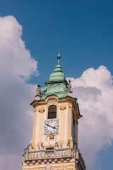 Obraz premium Kirchturm Uhr