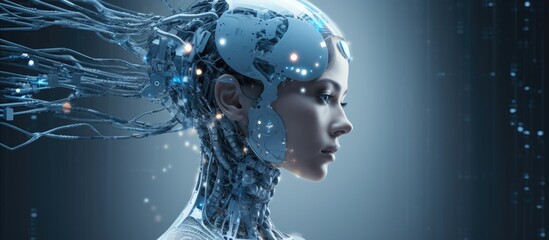 Innovative neural technology system with an AI link.