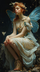 Portrait of a real fairy