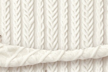 Cozy and comforting seamless pattern featuring a warm and inviting knit sweater texture in a soft pearl color