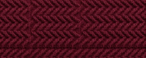 Cozy and comforting seamless pattern featuring a warm and inviting knit sweater texture in a soft burgundy color 
