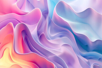 Obraz premium The seamless blend of vibrant pink, purple, and blue hues creates a dreamlike visual texture ideal for creative design space.