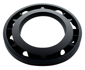 A metal gasket compressing. vektor icon illustation
