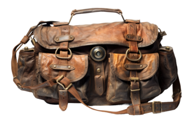 Backpacked Astronauts on a Spacewalk isolated on transparent Background