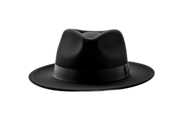 Ebony Cap isolated on transparent Background