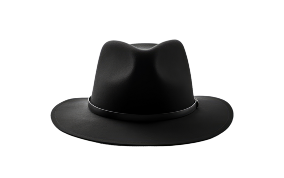 Ebony Cap isolated on transparent Background