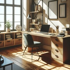 Light Home Office 