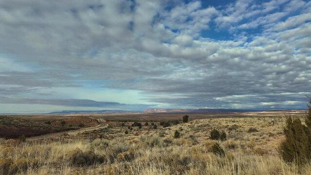 landscape with clouds and sky