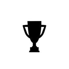 Award cup and trophy silhouette 