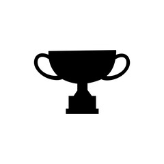 Award cup and trophy silhouette 