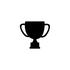 Award cup and trophy silhouette 