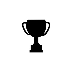Award cup and trophy silhouette 