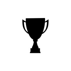 Award cup and trophy silhouette 
