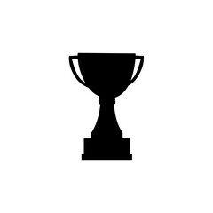 Award cup and trophy silhouette 