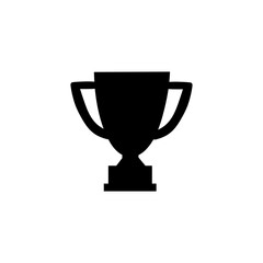 Award cup and trophy silhouette 