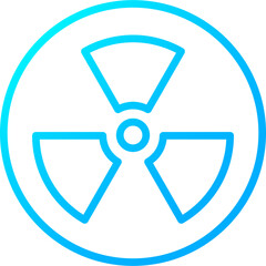 Icon Fabric Properties blue Color gradient - toxic