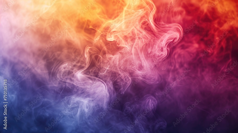 Poster close-up view of smoke on a black background. versatile image suitable for various purposes