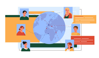 Distant communication vector concept