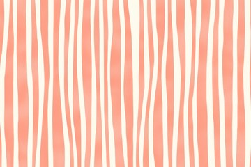 Background seamless playful hand drawn light pastel red pin stripe fabric pattern