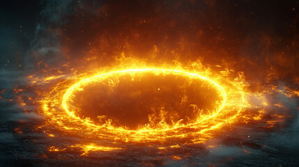 Obraz premium Rings of fire