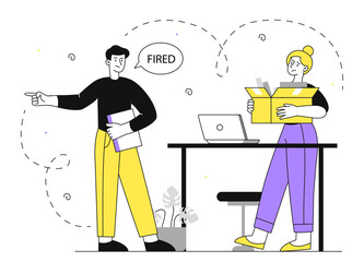 Firing from job vector linear concept